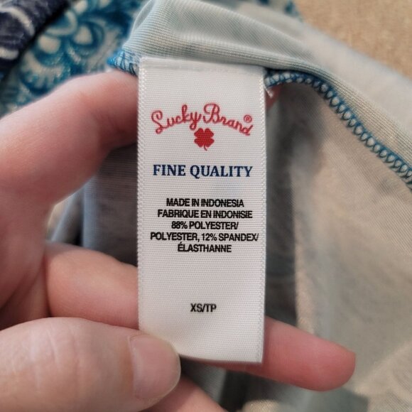 Lucky Brand X Holly Flock Blouse Womens XSmall - Picture 5 of 6